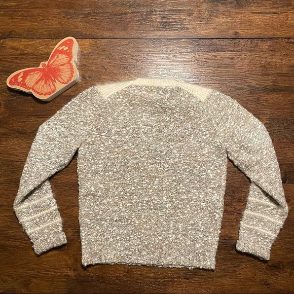 Vintage | “Spanner” Cream Heather Knit Sweater - Picture 12 of 13